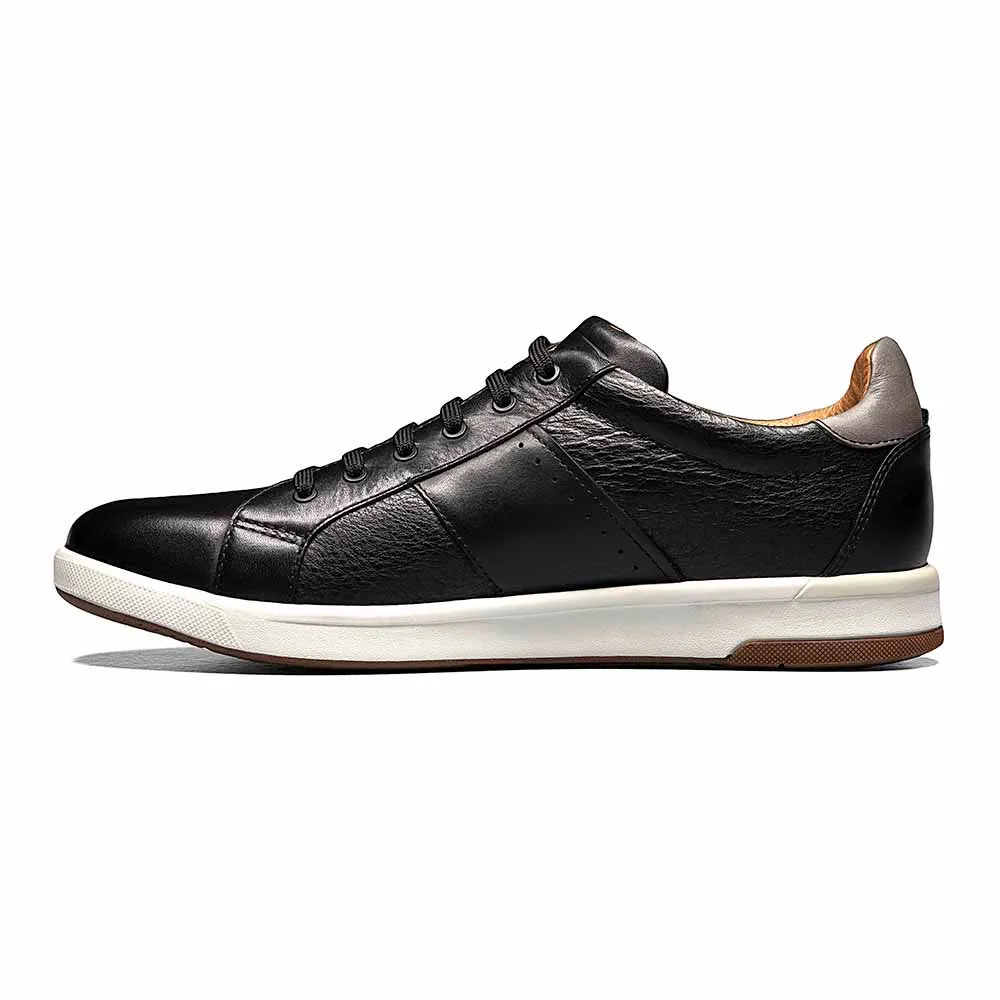 Florsheim Crossover Black Leather Men’s Lace to Toe Sneaker