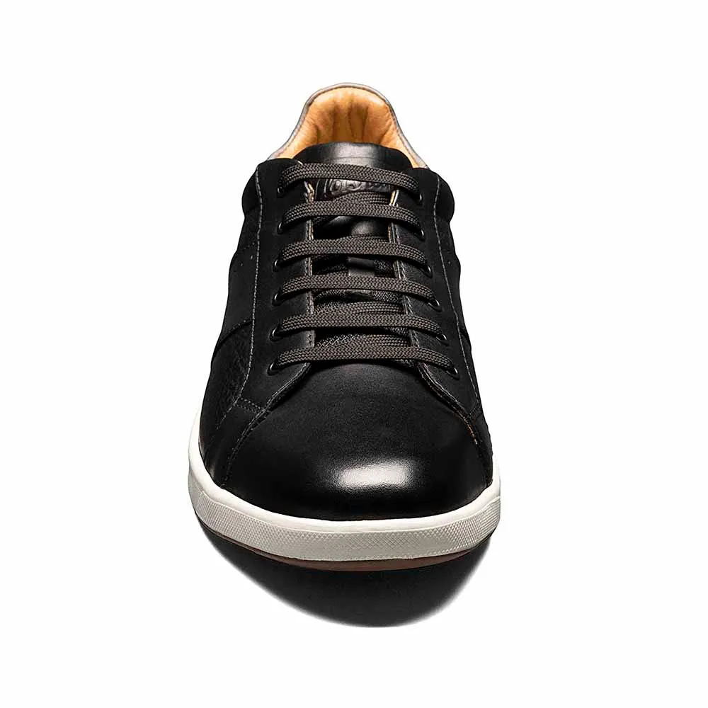 Florsheim Crossover Black Leather Men’s Lace to Toe Sneaker