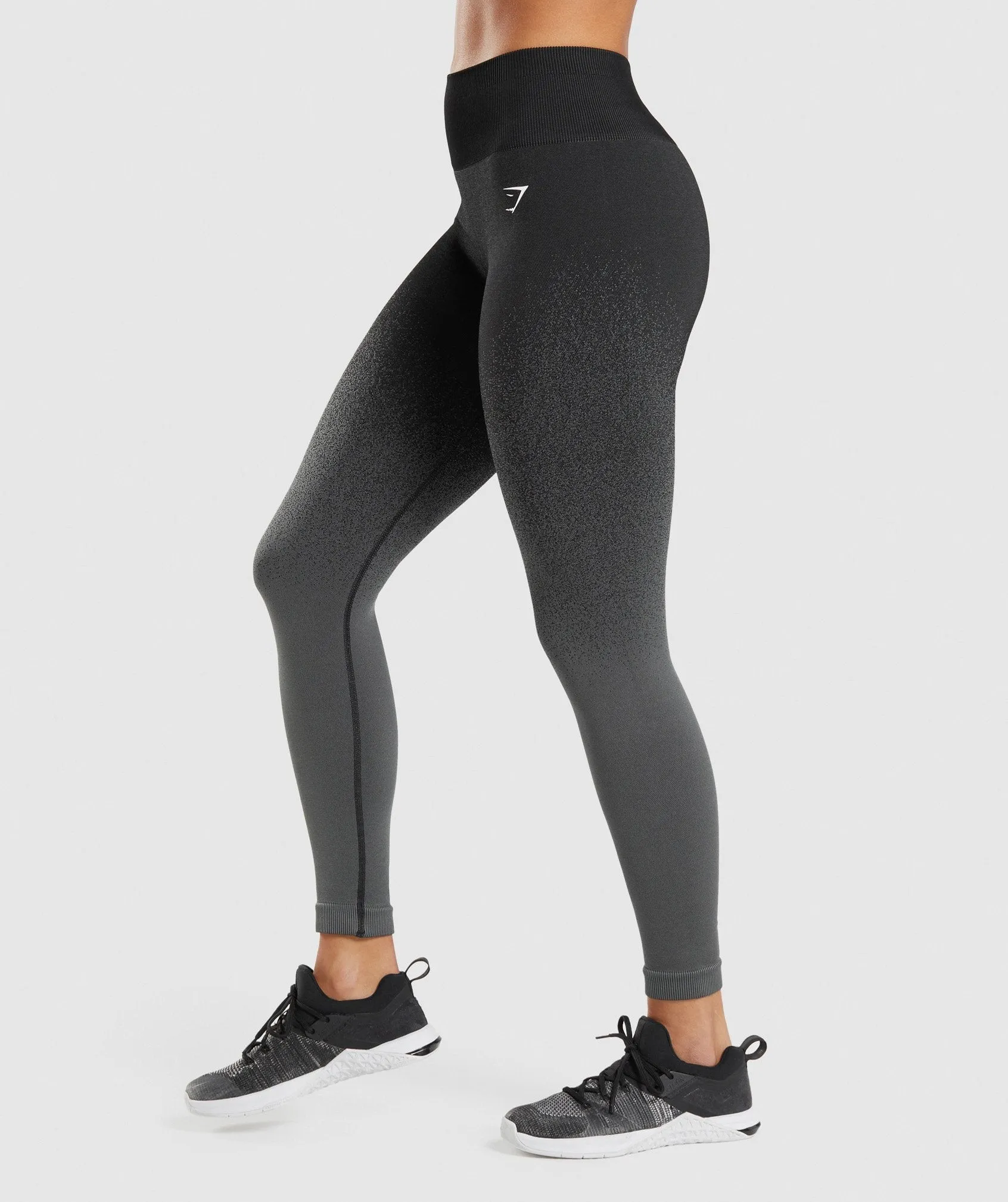 Gymshark Adapt Ombre Seamless Leggings - Black/Grey