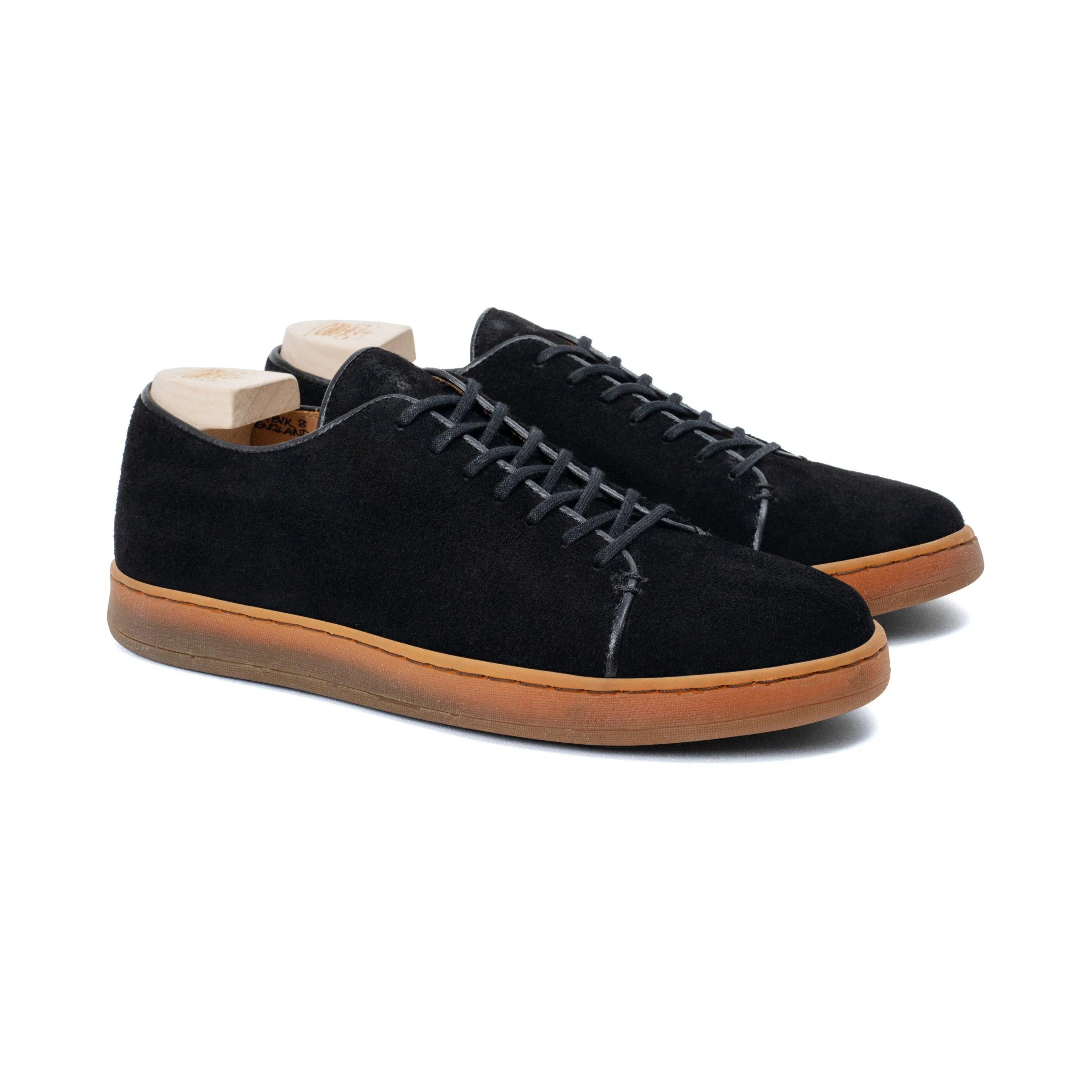 Harlestone Derby - Black Scottish Deer Suede