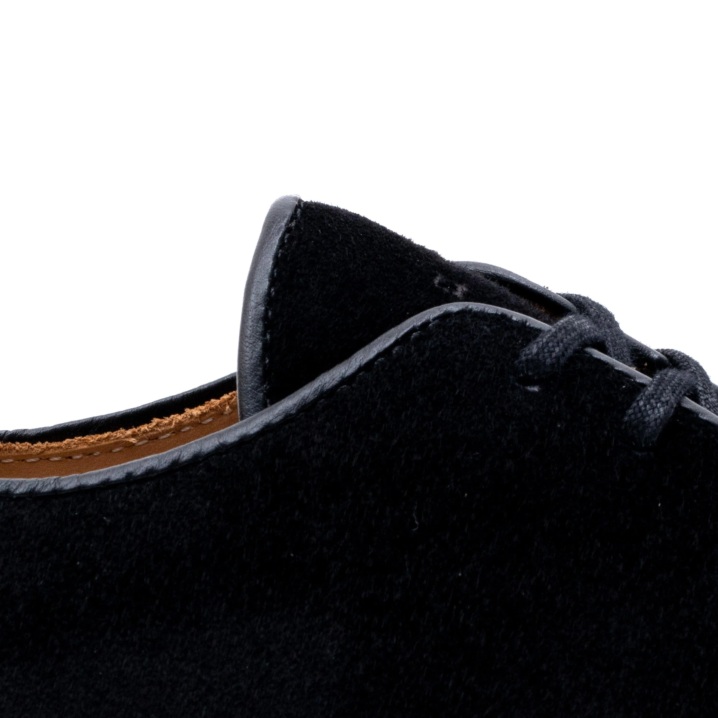 Harlestone Derby - Black Scottish Deer Suede