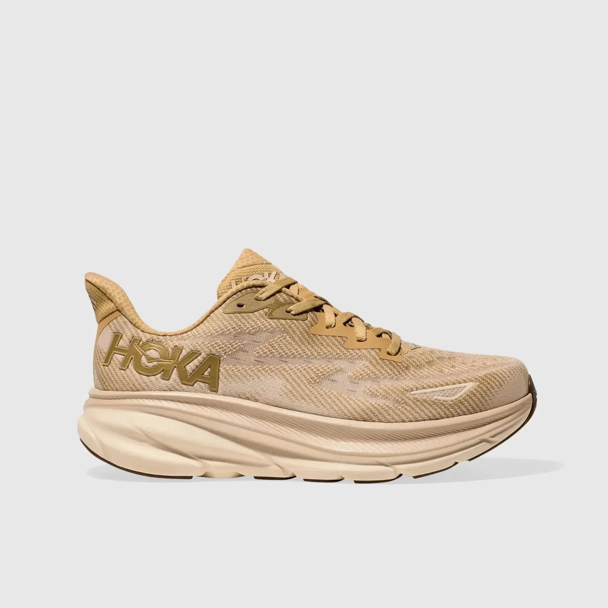 Hoka Men's CLIFTON 9 Wheat Shifting Sand