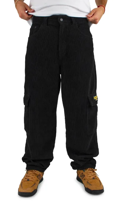 HOMEBOY - X-TRA SPACE CORD CARGOS - BLACK