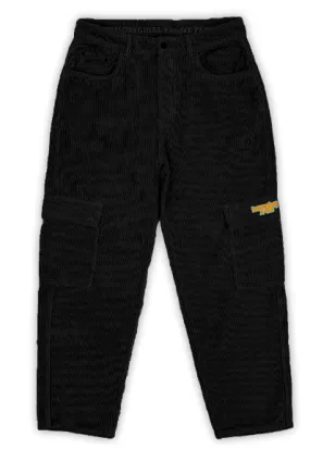 HOMEBOY - X-TRA SPACE CORD CARGOS - BLACK