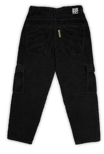 HOMEBOY - X-TRA SPACE CORD CARGOS - BLACK