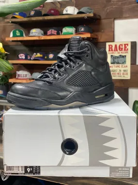 Jordan 5 Premium ‘Triple Black’ Size 9.5