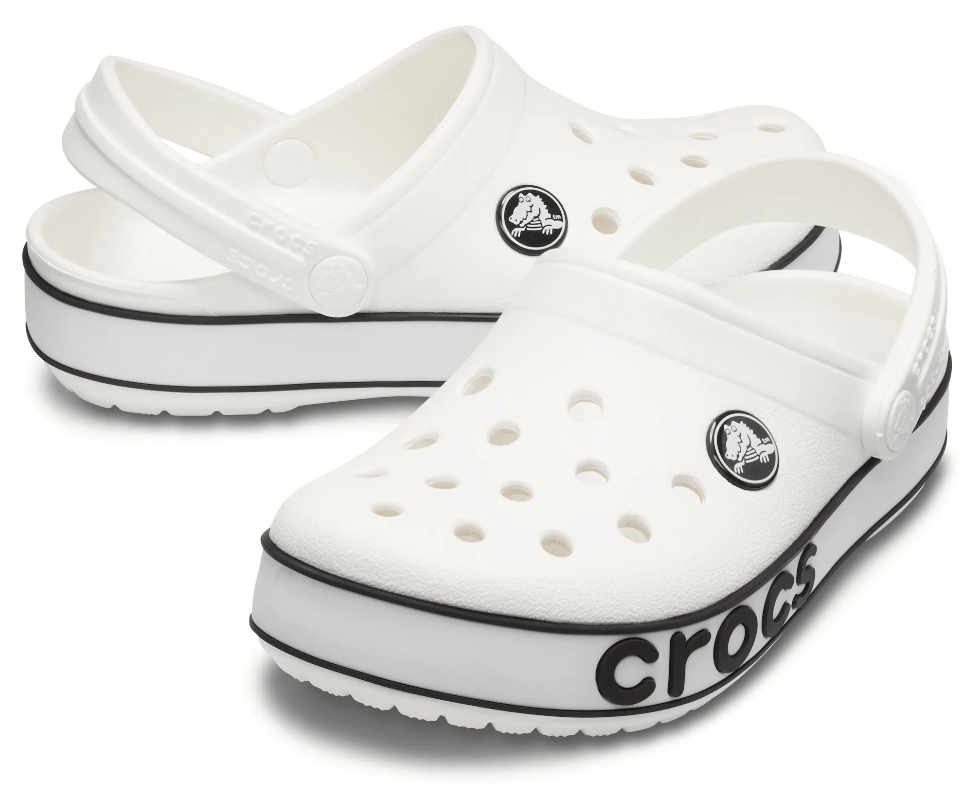 Kids' Crocband Bold Logo Clog