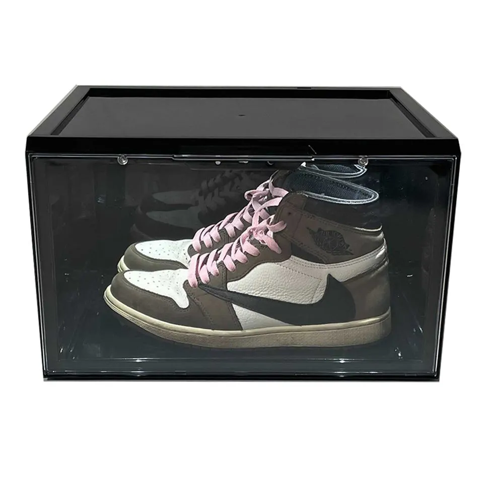 LED Light Up Sneaker Display Cases - Black - Single Case