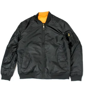 Max Black Reversible Bomber Jacket OG FIT