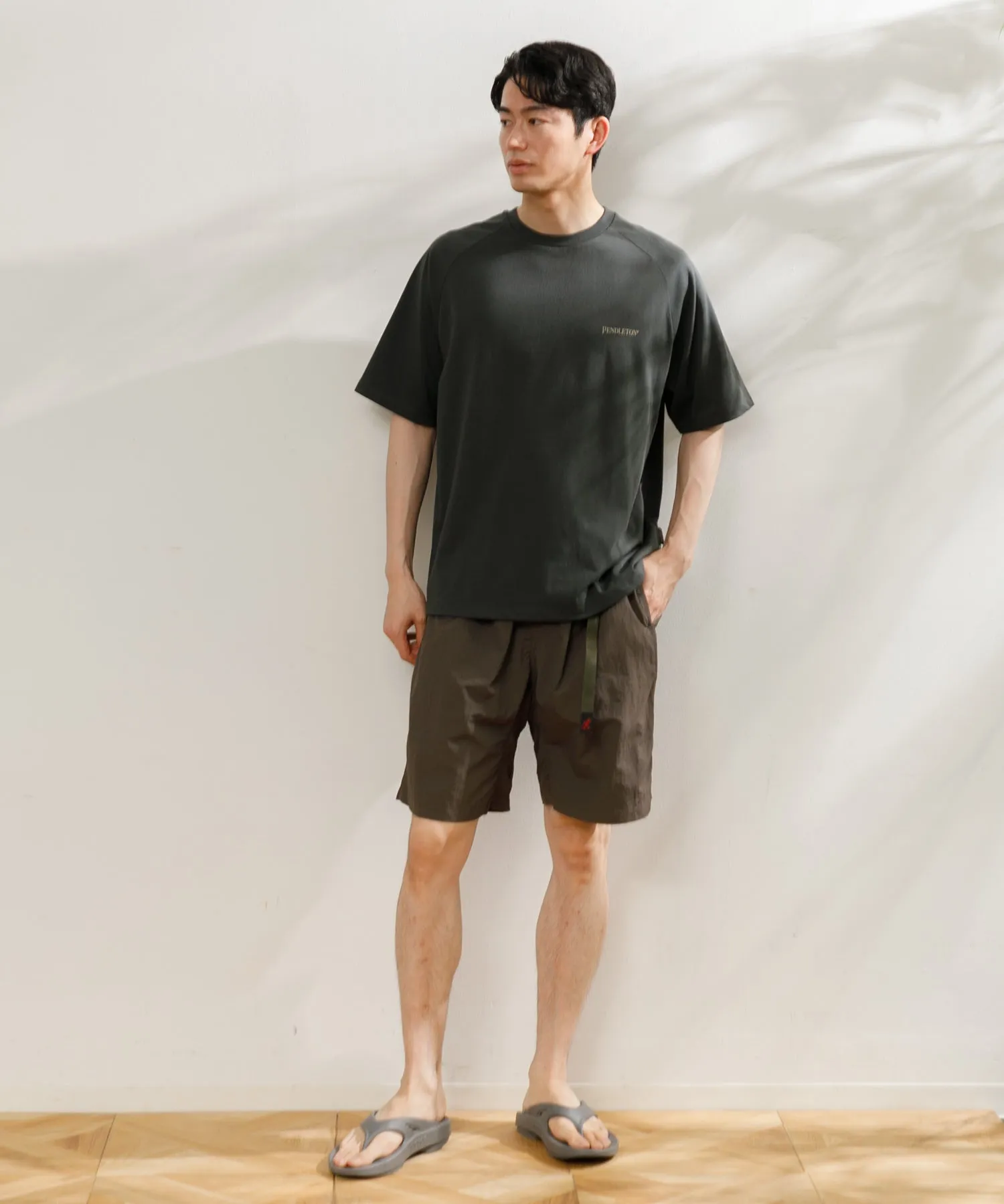 【MEN , WOMEN】GRAMICCI NYLON LOOSE SHORT