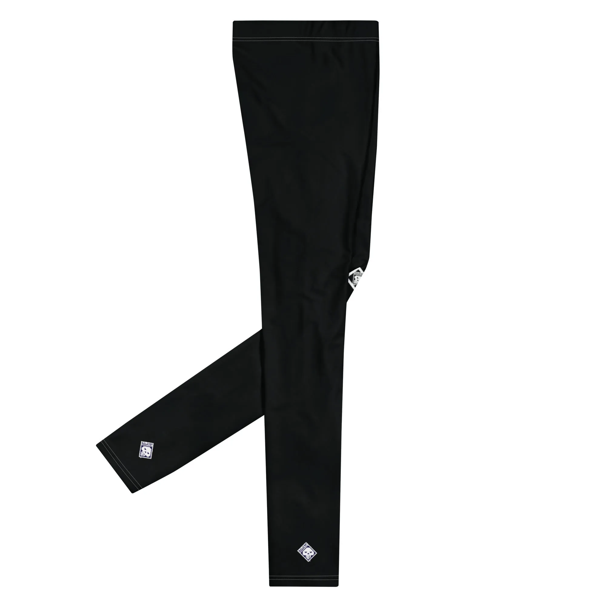 Men's Athletic Workout Leggings For Jiu Jitsu 015 - Noir