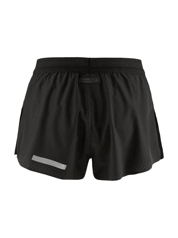 Mens Pro Hypervent Split Shorts 2 Black SS24