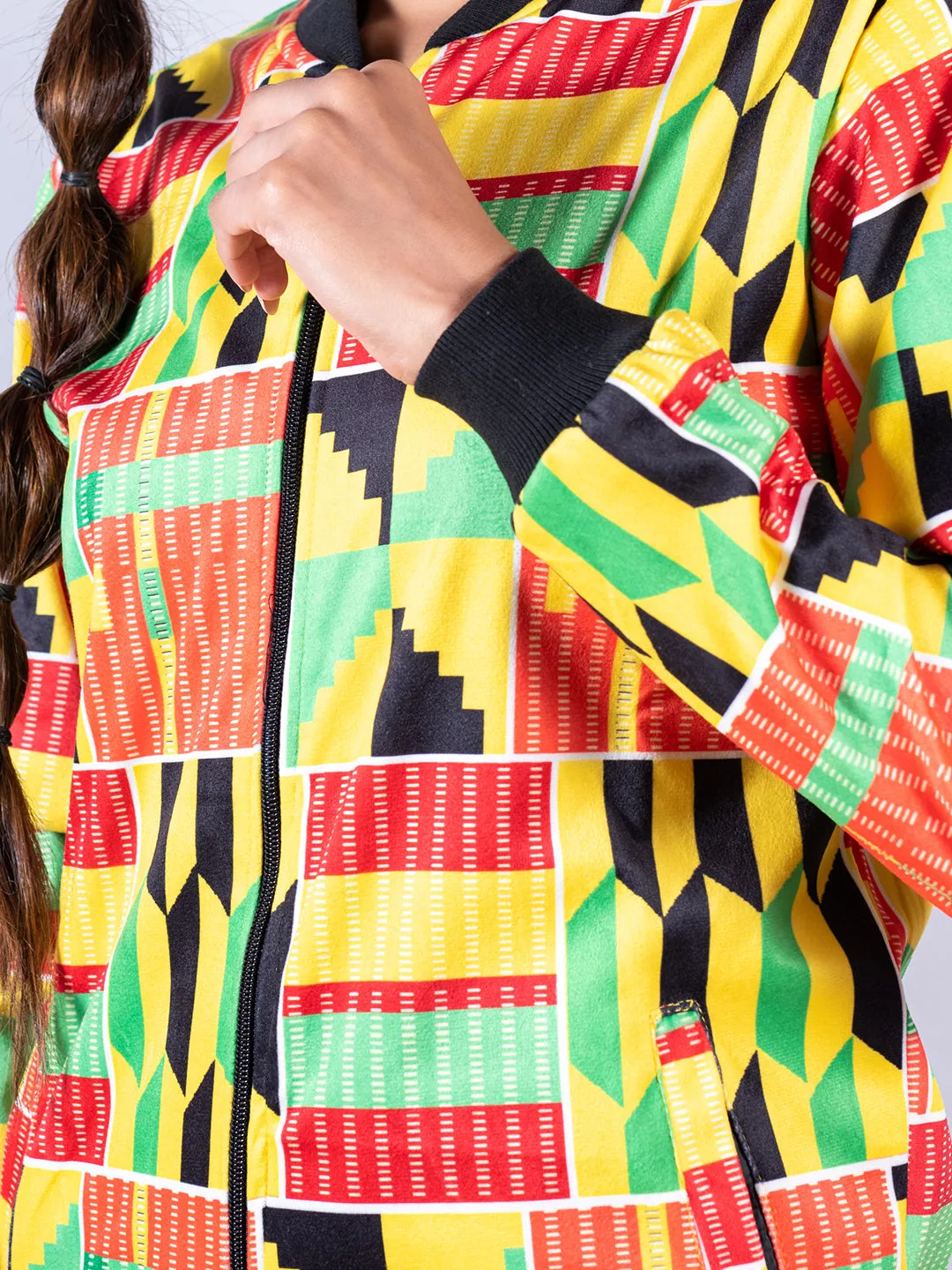 Multicolor African Wax Printed Jacket