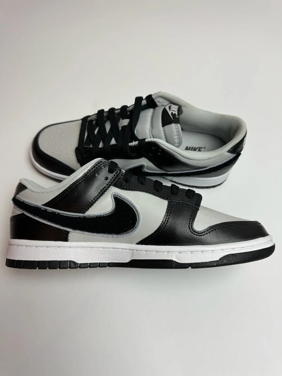 Nike Dunk Low "Chenille Swoosh Black Grey"