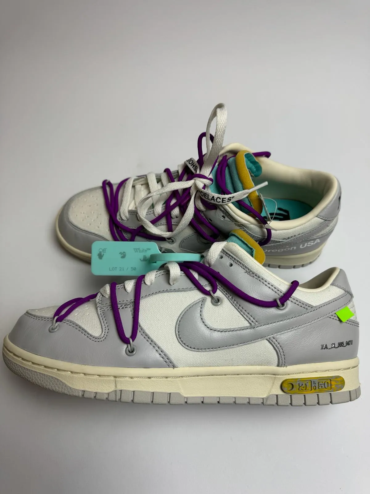 Off White x Nike Dunk Low "Lot 21"