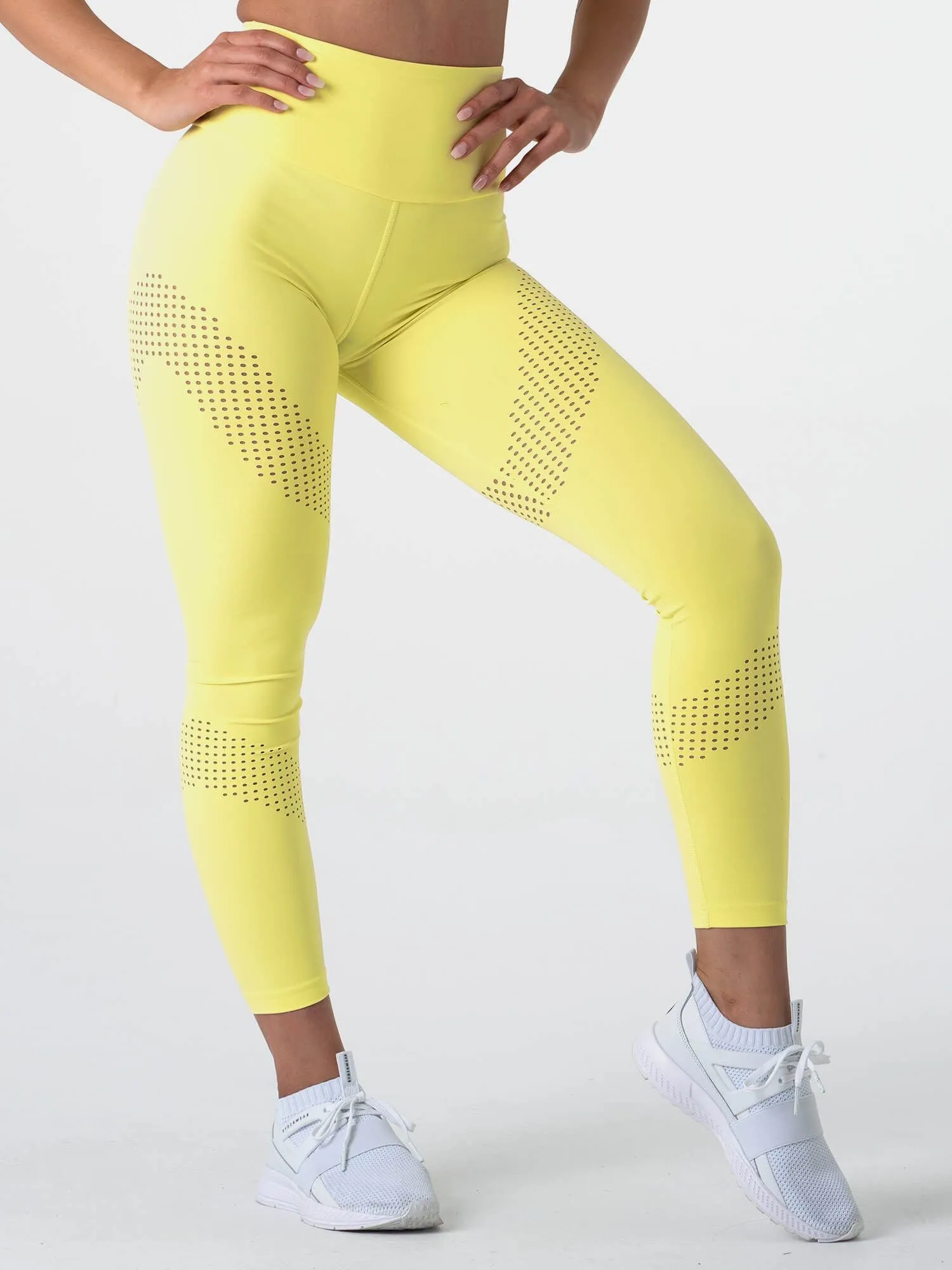 Pastels High Waisted Leggings -Orange Sherbet