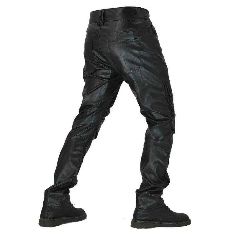 PU Waterproof Windproof Stretch Men's Motorcycle Pants