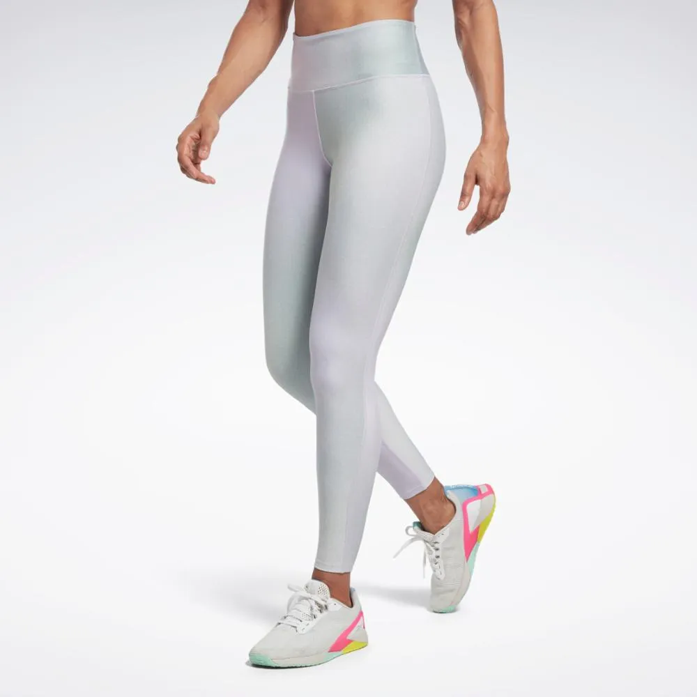 Reebok Apparel Women Lux High-Waisted Leggings PUROAS