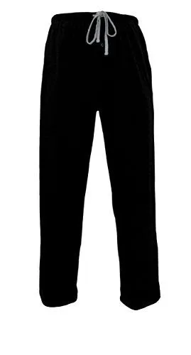 RK CLASSICAL SLEEPWEAR MEN’S KNIT PAJAMA PANTS, SIZE XXX-LARGE BLACK