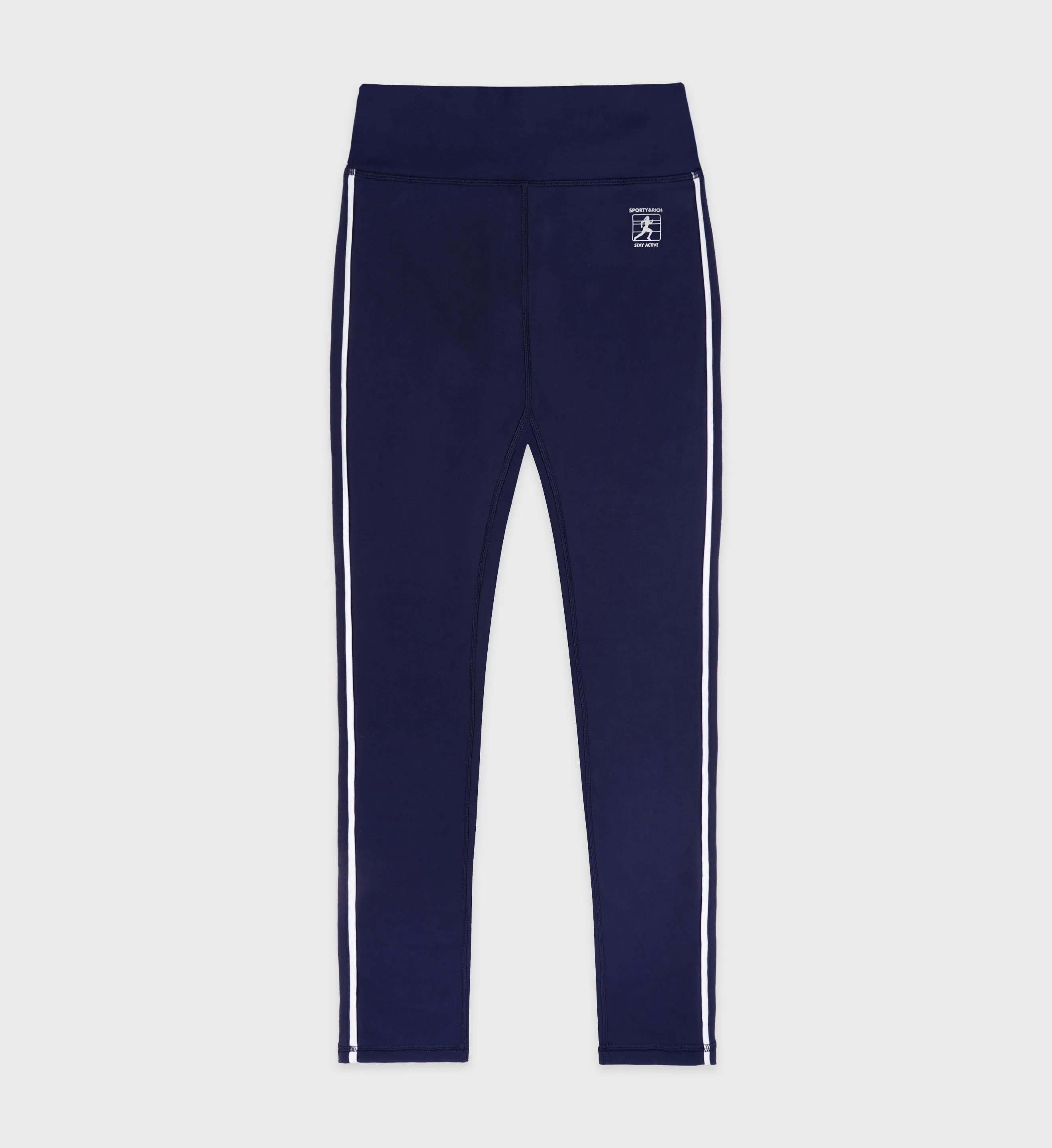 Runner Box Legging - Navy/White