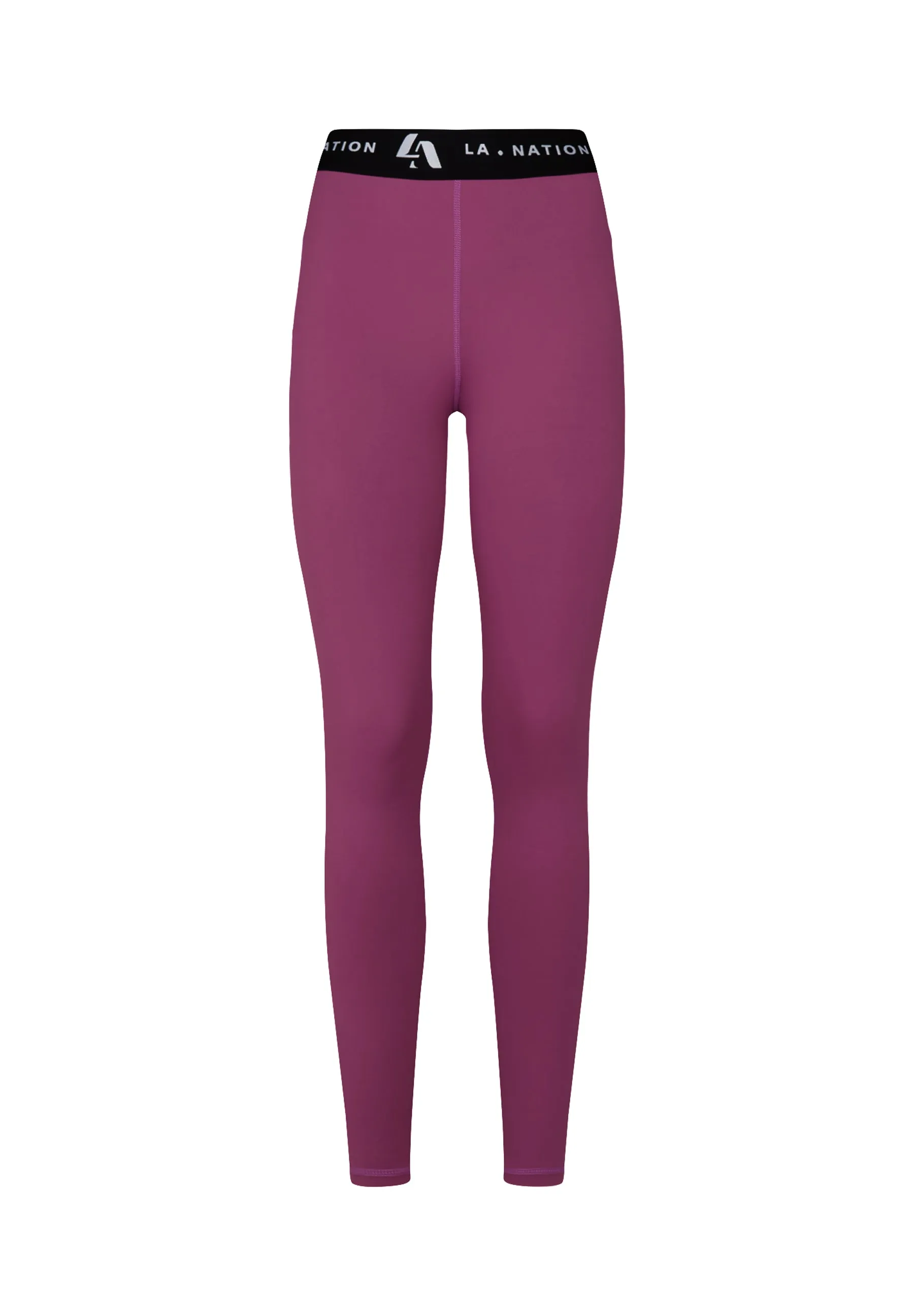 Signature High Waisted Full Length Leggings-Purple