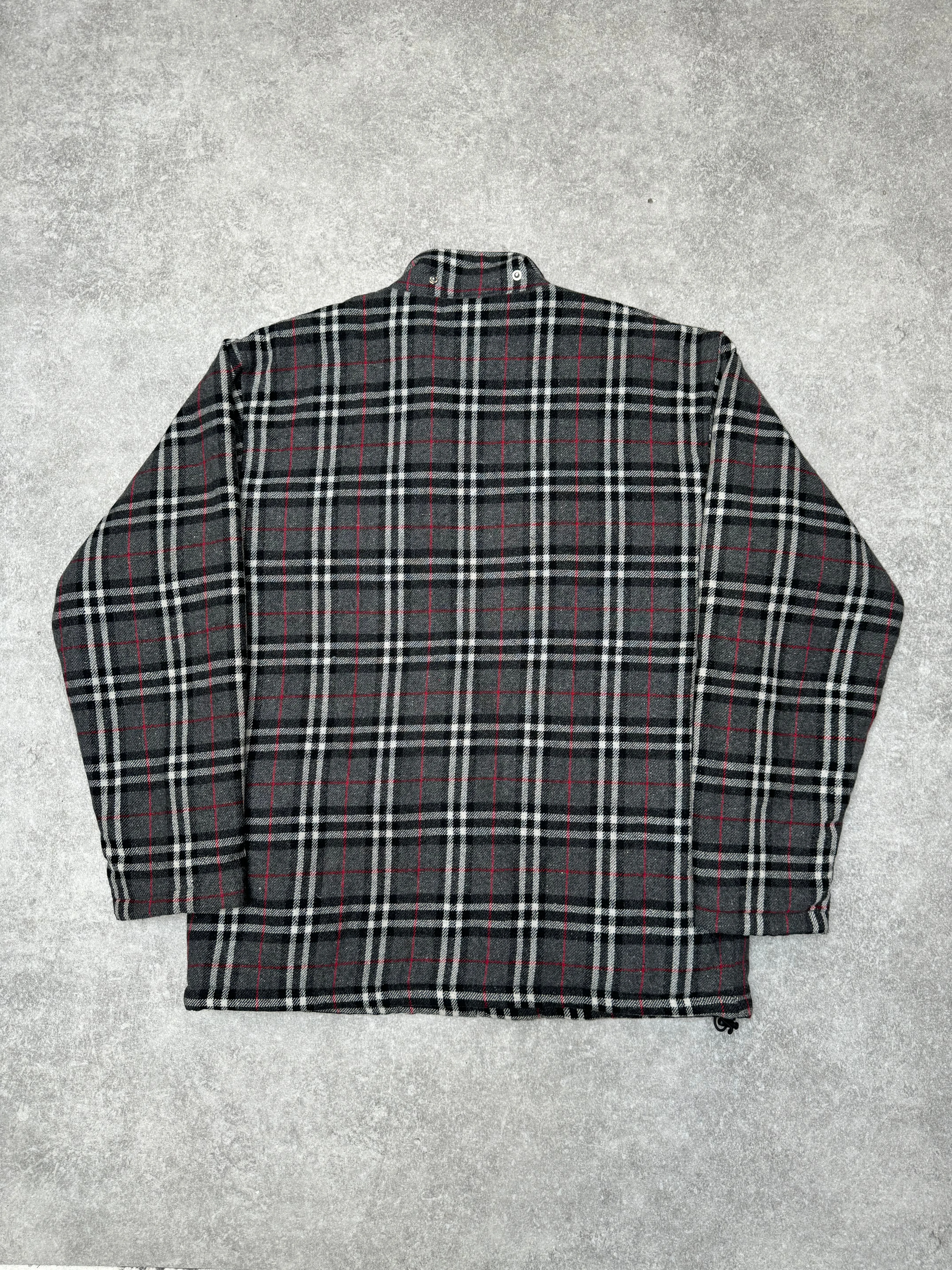 Stussy Multi Pockets Plaid Pattern Jacket