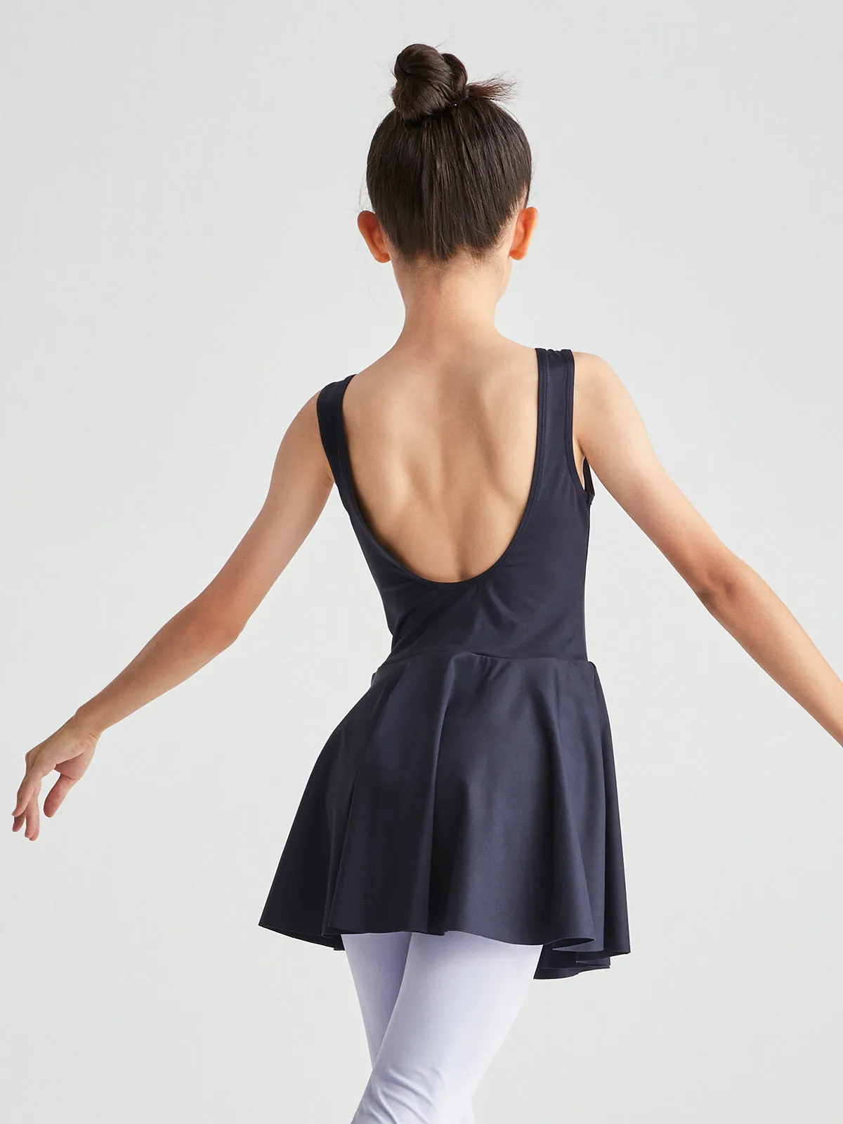 Trip The Light Fantastic Open Back Tank Skirted Leotard