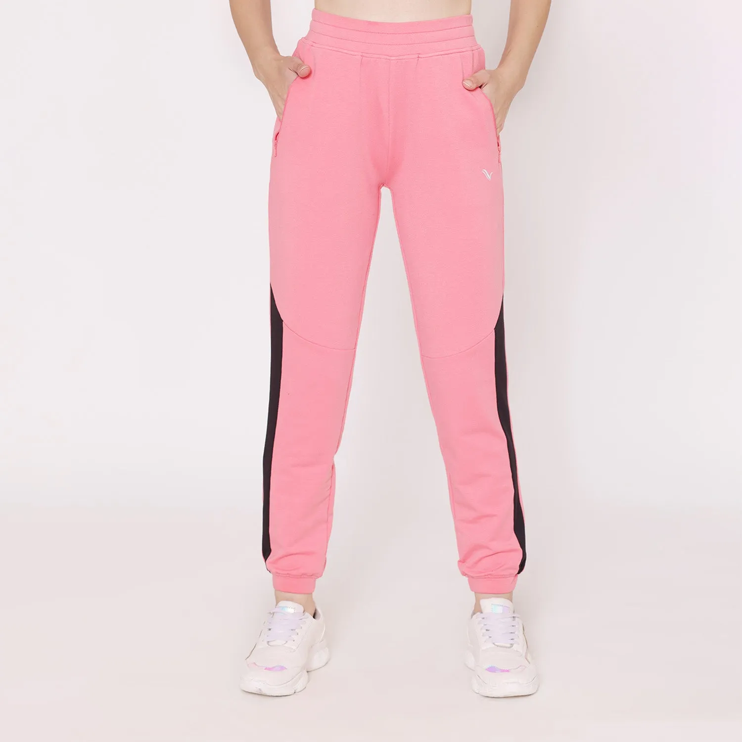 Women Fashion Jogger Pants - Peach