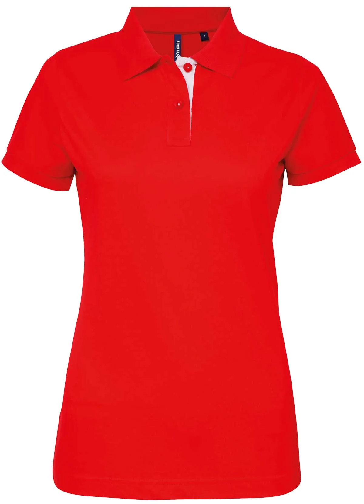 Women's Asquith & Fox 100% Cotton Polo