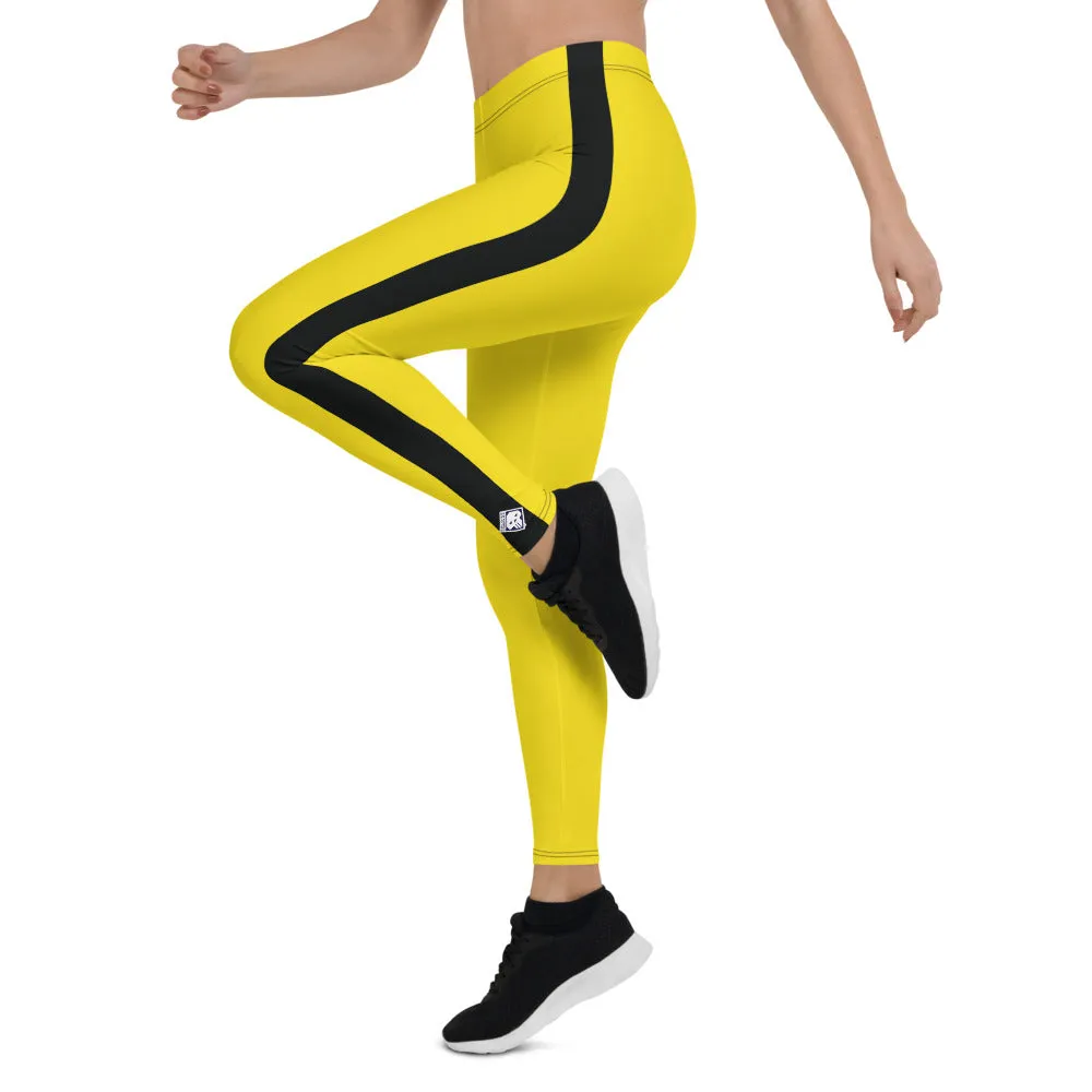 Women's Bruce Lee Inspired Yoga Pants: Perfect for Kill Bill Fans and Jiu Jitsu Practitioners