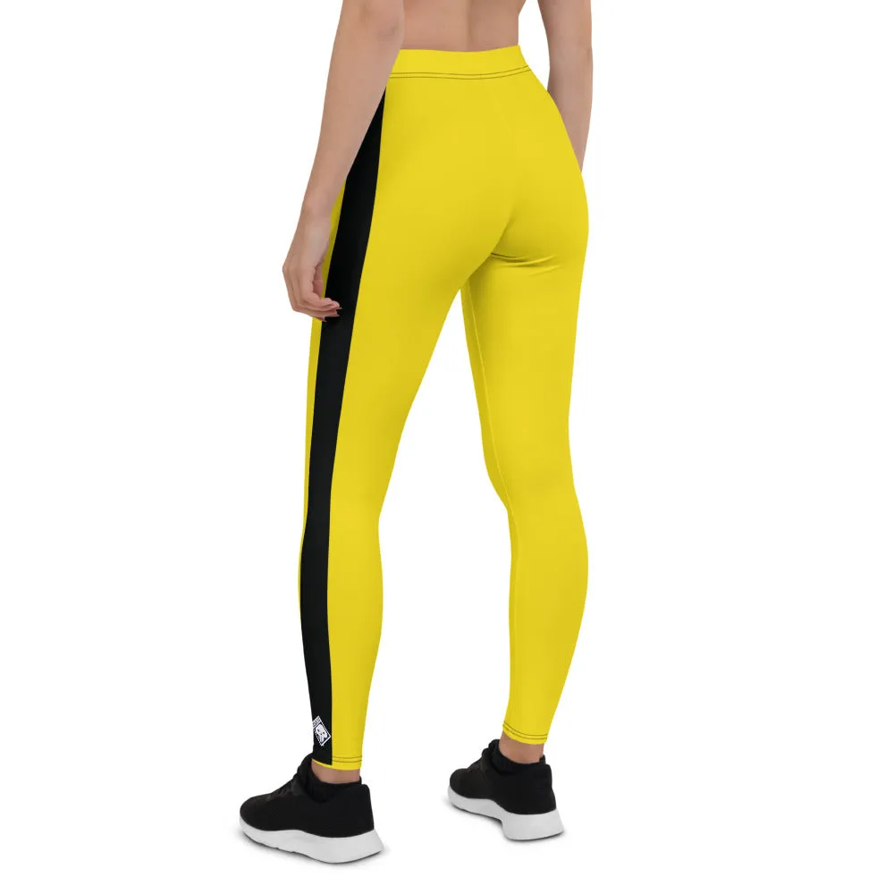 Women's Bruce Lee Inspired Yoga Pants: Perfect for Kill Bill Fans and Jiu Jitsu Practitioners