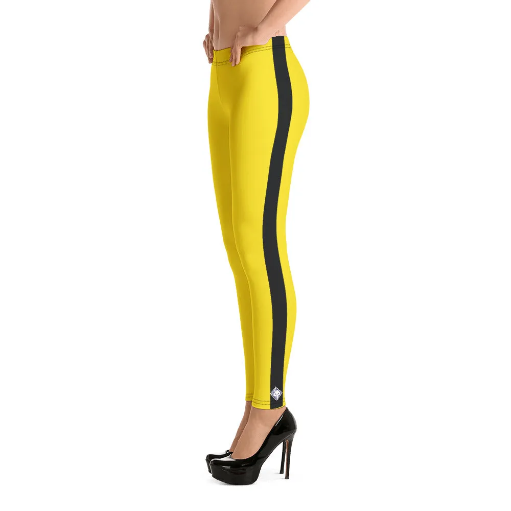 Women's Bruce Lee Inspired Yoga Pants: Perfect for Kill Bill Fans and Jiu Jitsu Practitioners