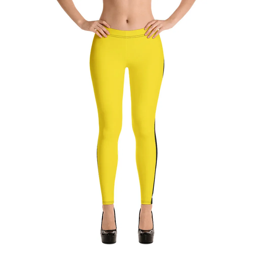 Women's Bruce Lee Inspired Yoga Pants: Perfect for Kill Bill Fans and Jiu Jitsu Practitioners