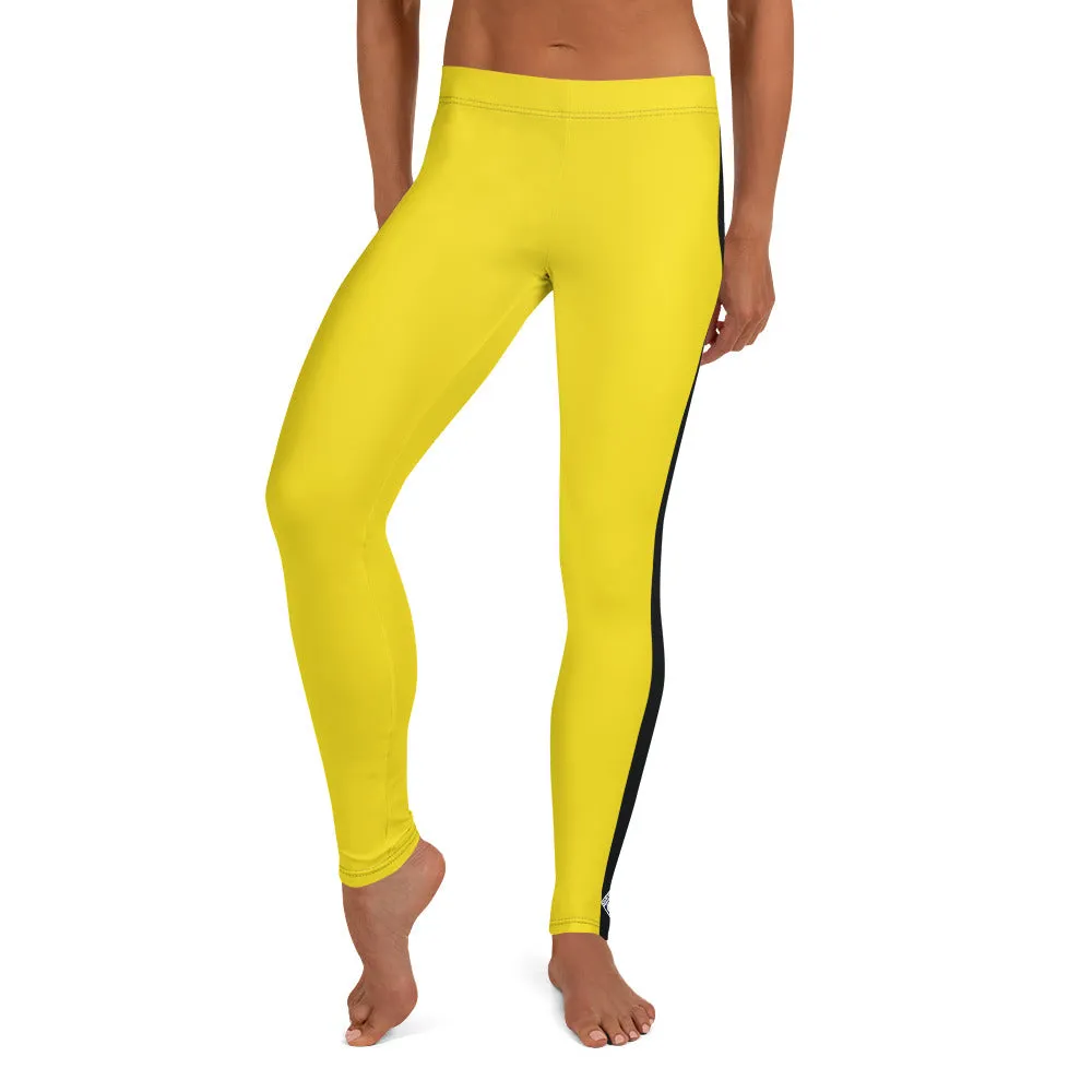 Women's Bruce Lee Inspired Yoga Pants: Perfect for Kill Bill Fans and Jiu Jitsu Practitioners