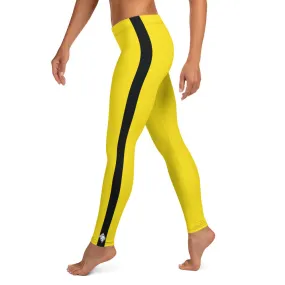 Women's Bruce Lee Inspired Yoga Pants: Perfect for Kill Bill Fans and Jiu Jitsu Practitioners