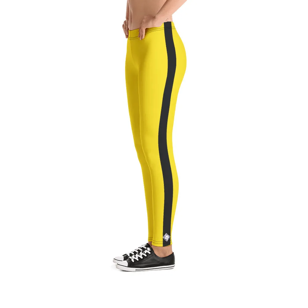 Women's Bruce Lee Inspired Yoga Pants: Perfect for Kill Bill Fans and Jiu Jitsu Practitioners