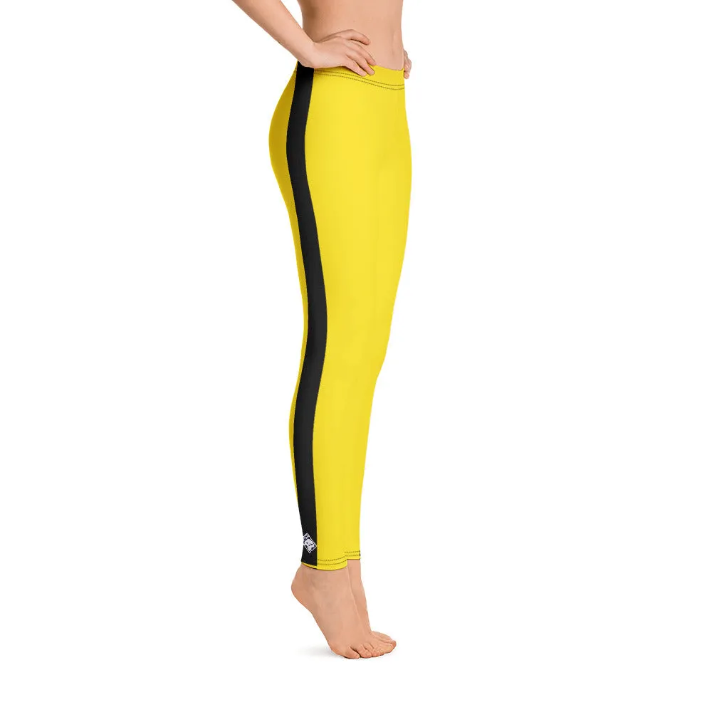 Women's Bruce Lee Inspired Yoga Pants: Perfect for Kill Bill Fans and Jiu Jitsu Practitioners