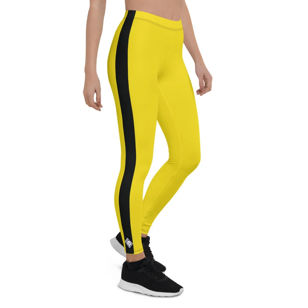 Women's Bruce Lee Inspired Yoga Pants: Perfect for Kill Bill Fans and Jiu Jitsu Practitioners