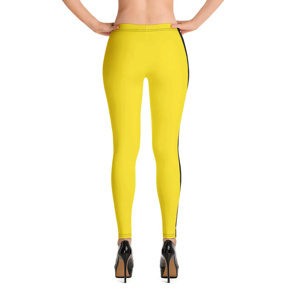 Women's Bruce Lee Inspired Yoga Pants: Perfect for Kill Bill Fans and Jiu Jitsu Practitioners