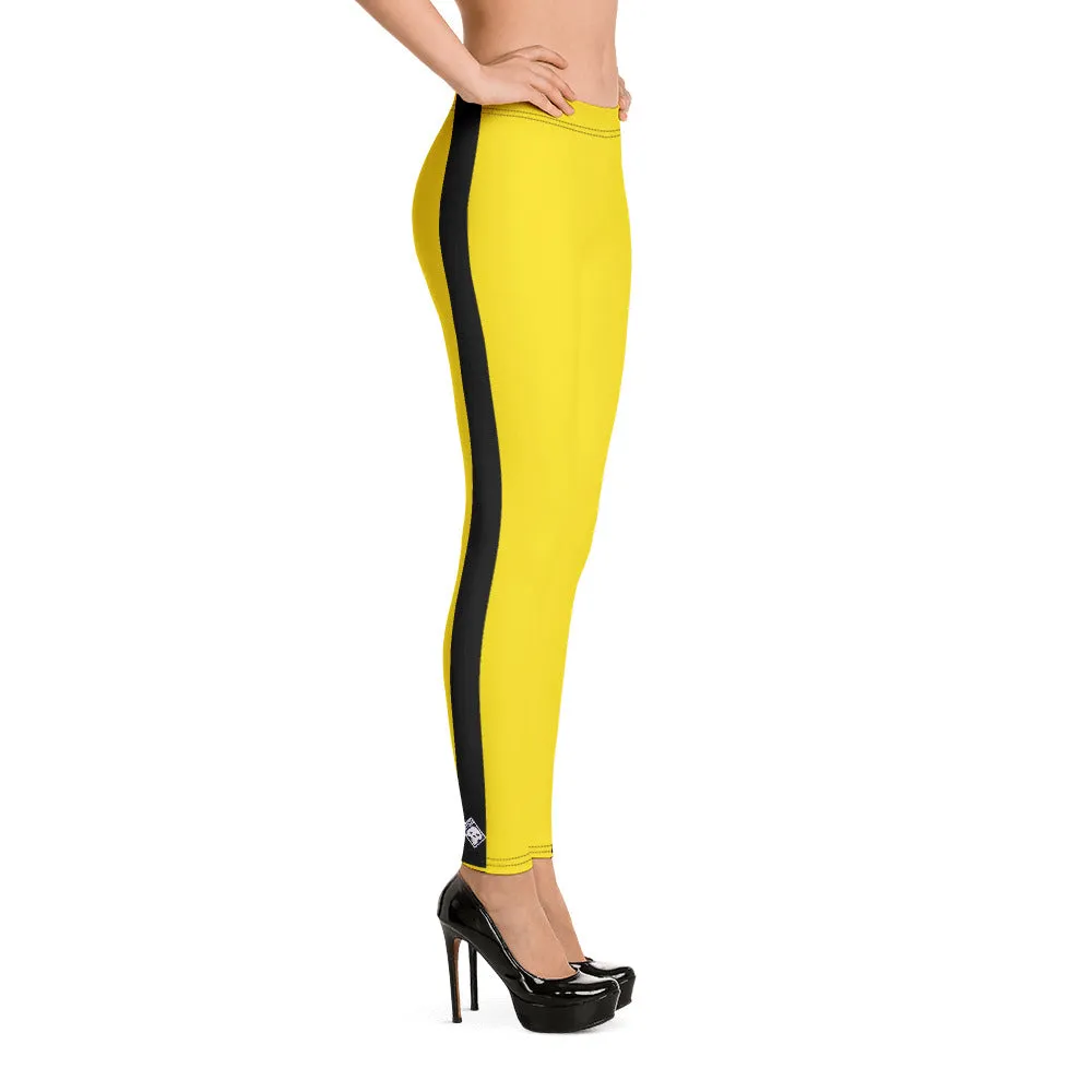 Women's Bruce Lee Inspired Yoga Pants: Perfect for Kill Bill Fans and Jiu Jitsu Practitioners