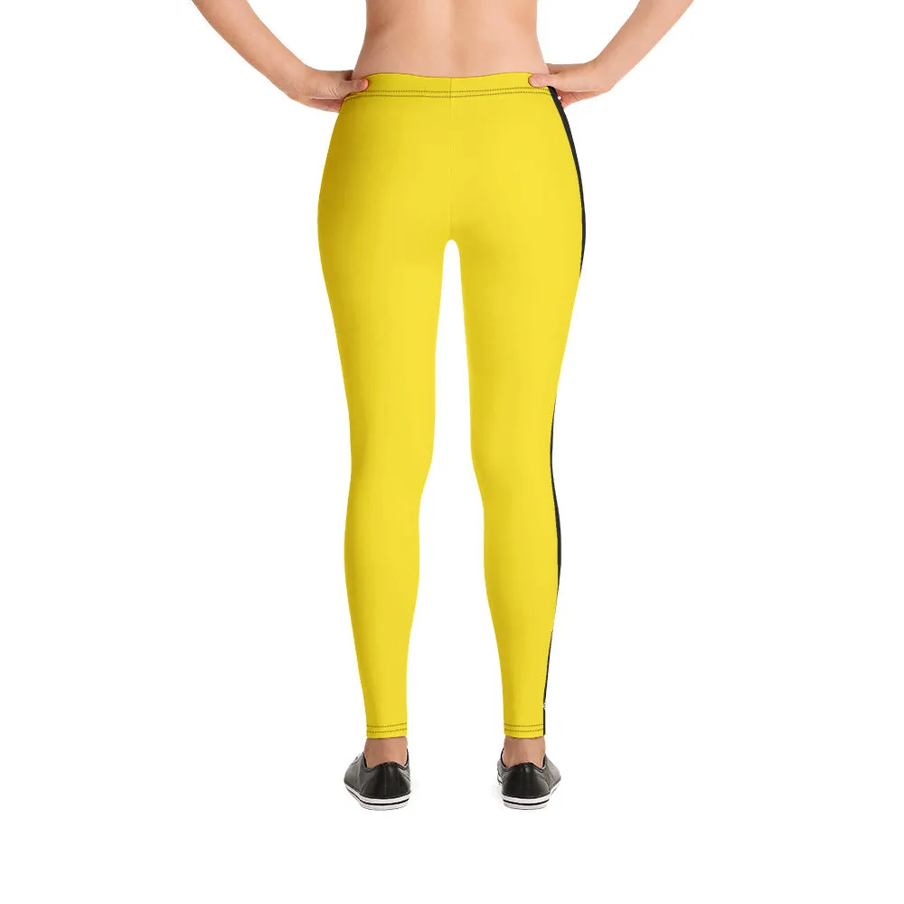 Women's Bruce Lee Inspired Yoga Pants: Perfect for Kill Bill Fans and Jiu Jitsu Practitioners