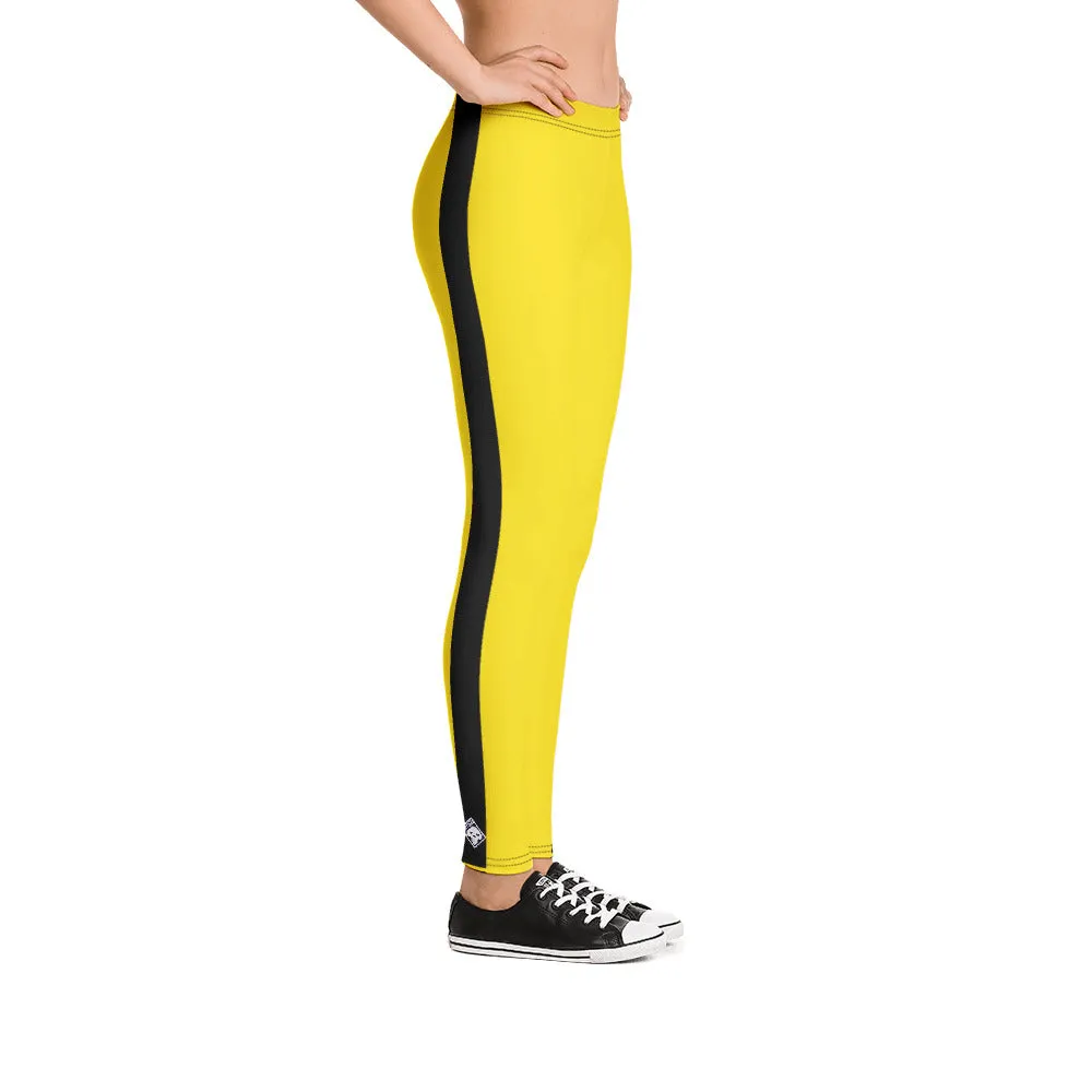 Women's Bruce Lee Inspired Yoga Pants: Perfect for Kill Bill Fans and Jiu Jitsu Practitioners