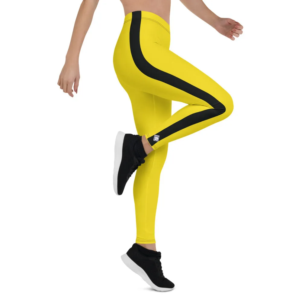 Women's Bruce Lee Inspired Yoga Pants: Perfect for Kill Bill Fans and Jiu Jitsu Practitioners