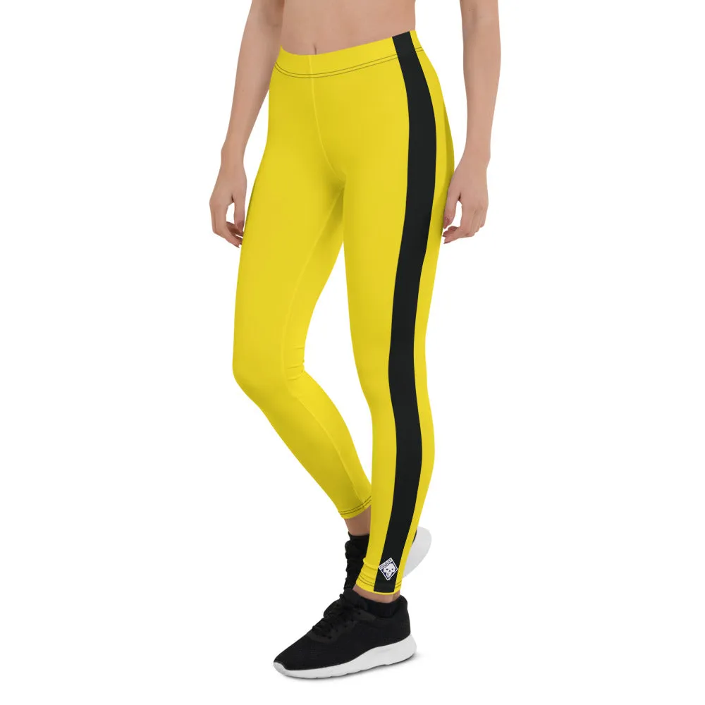 Women's Bruce Lee Inspired Yoga Pants: Perfect for Kill Bill Fans and Jiu Jitsu Practitioners