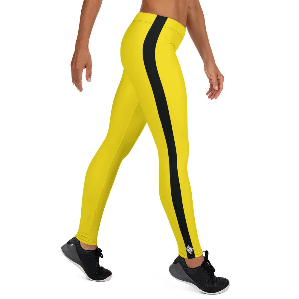 Women's Bruce Lee Inspired Yoga Pants: Perfect for Kill Bill Fans and Jiu Jitsu Practitioners