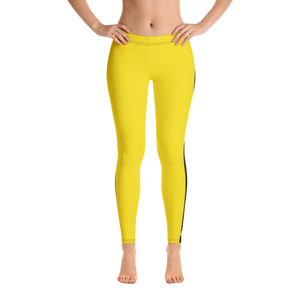 Women's Bruce Lee Inspired Yoga Pants: Perfect for Kill Bill Fans and Jiu Jitsu Practitioners